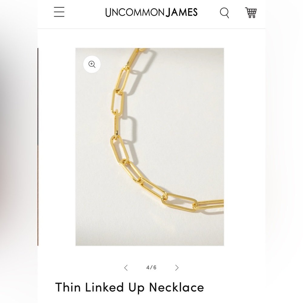 Uncommon James thin Linked Up choker